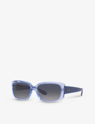 RAY-BAN: RB4389 rectangle-frame propionate sunglasses