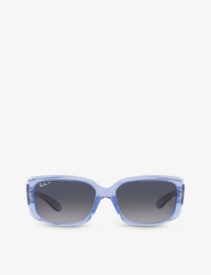 RAY-BAN: RB4389 rectangle-frame propionate sunglasses