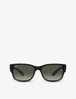RAY-BAN: RB4388 rectangular-shape propionate sunglasses