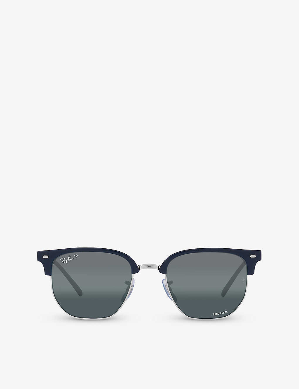Ray Ban Ray-ban Womens Blue Rb4416 New Clubmaster Irregular-frame Propionate Sunglasses