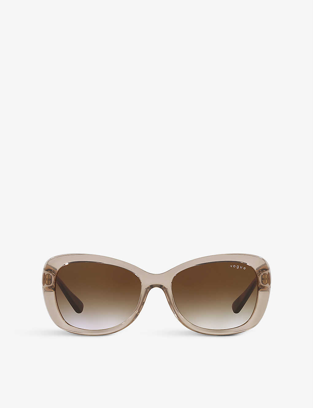 Vogue Womens Brown Vo2943sb Butterfly-frame Nylon Sunglasses