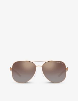 Michael Kors Woman Sunglass Mk1121 Chianti In Gold