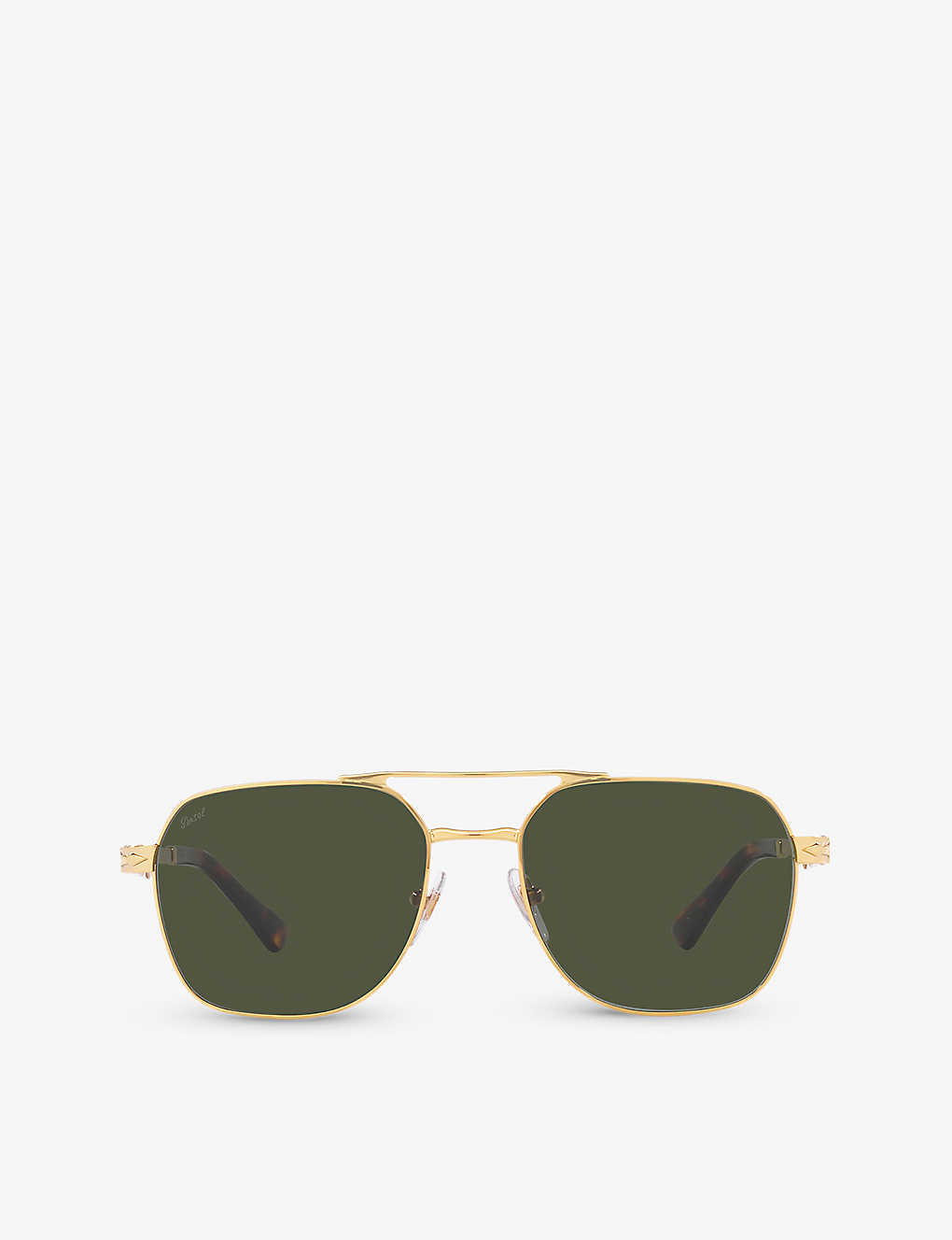 Persol Square-frame Tinted Sunglasses In Gold