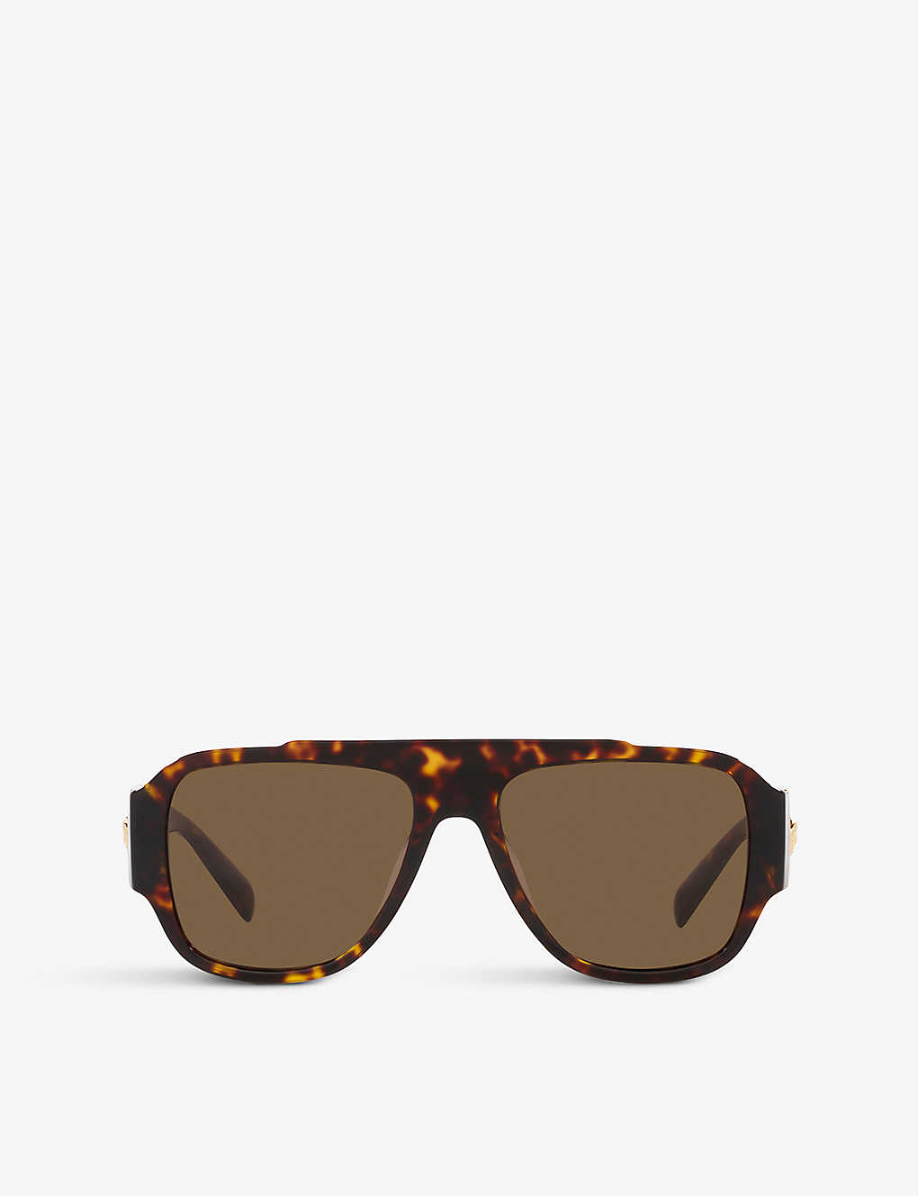 Versace Womens Brown Ve4436u Pillow-frame Tortoiseshell Acetate Sunglasses