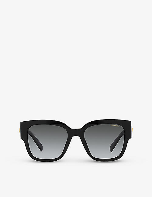 VERSACE: VE4437U pillow-frame acetate sunglasses