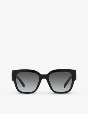 Versace: VE4437U pillow-frame acetate sunglasses
