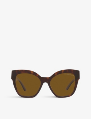 PRADA: PR 17ZS square-frame acetate sunglasses
