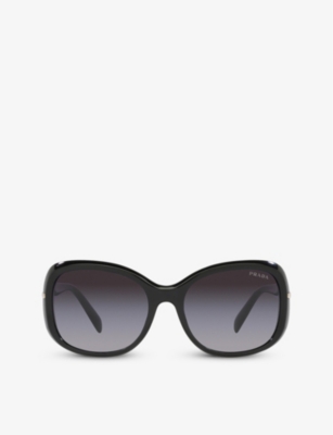 PRADA: PR 04ZS square-frame acetate sunglasses