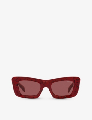 PRADA: PR 13ZS cat-eye acetate sunglasses