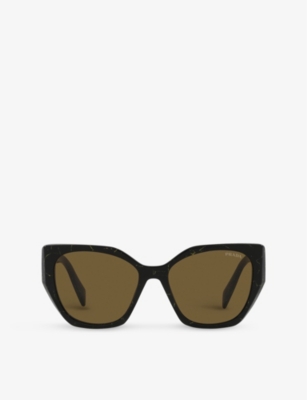 PRADA: PR 19ZS cat-eye frame acetate sunglasses