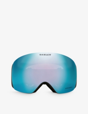 Shop Oakley Women's Blue Oo7050 Flight Deck L Ski Goggles