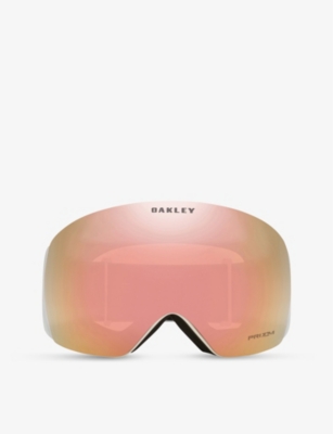 Oakley Mens White Oo7050 Flight Deck L Snow Goggles