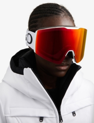 Oakley Mens White Oo7099 Fall Line L Acetate Ski Goggles In White