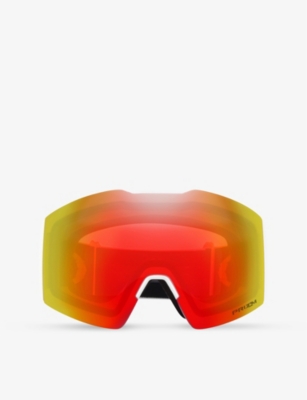 Oakley Mens White Oo7099 Fall Line L Acetate Ski Goggles In White