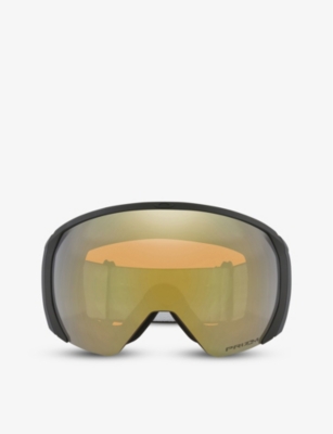OAKLEY: Flight Path L shield-frame iridium ski goggles