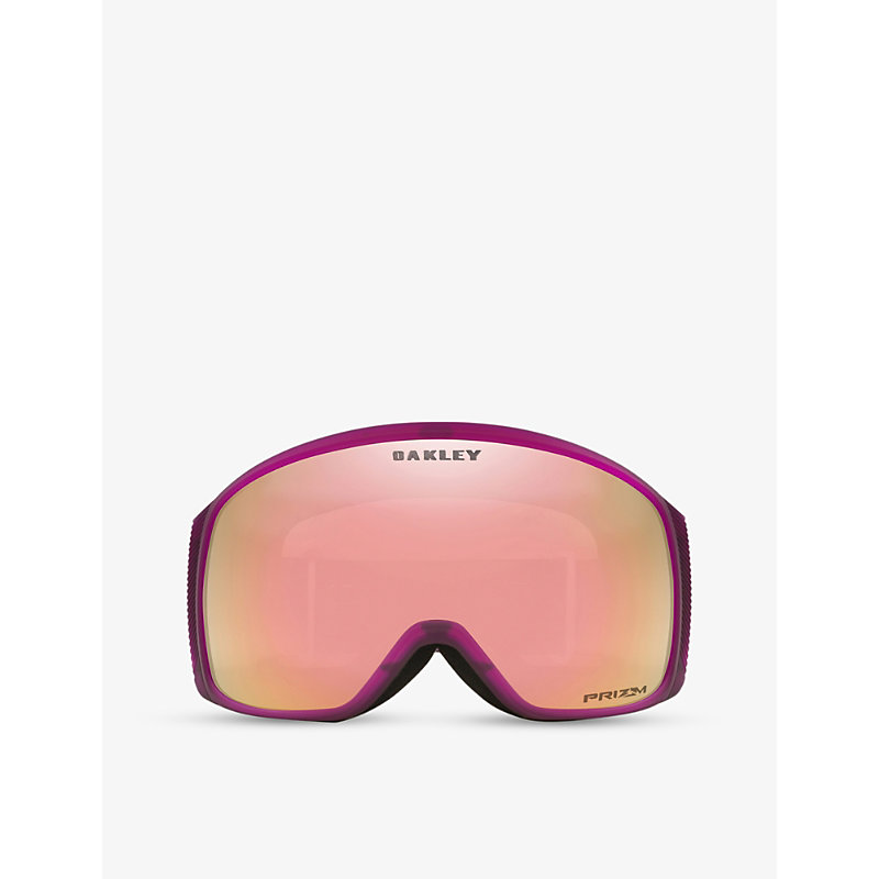 Oakley Mens Purple Flight Tracker Acetate Ski Goggles