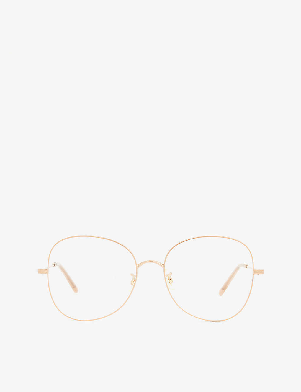 Oliver Peoples Womens Pink Ov1313 Butterfly-frame Steel Optical Glasses