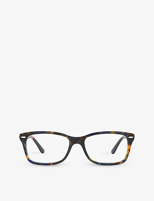 RAY-BAN: RX5428 square-frame tortoiseshell  glasses