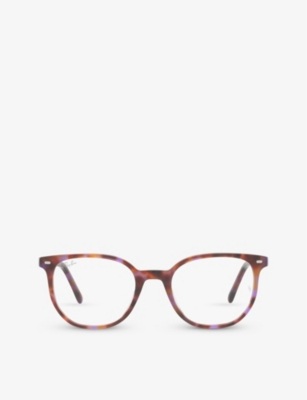 Ray Ban Ray-ban Womens Brown Elliot Tortoiseshell-frame Acetate Sunglasses