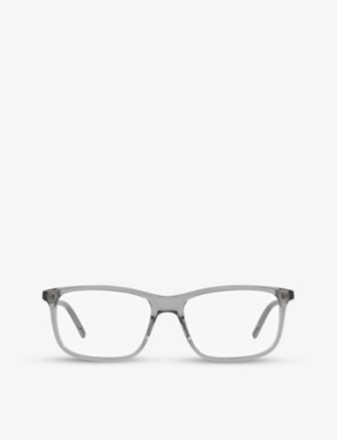 Gucci Womens Grey Gg1159o Square Acetate Glasses