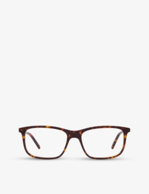 Gucci Womens Brown Gg1159o Rectangle Acetate Glasses In Brown