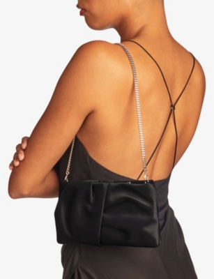 JIMMY CHOO: Bonny satin clutch bag
