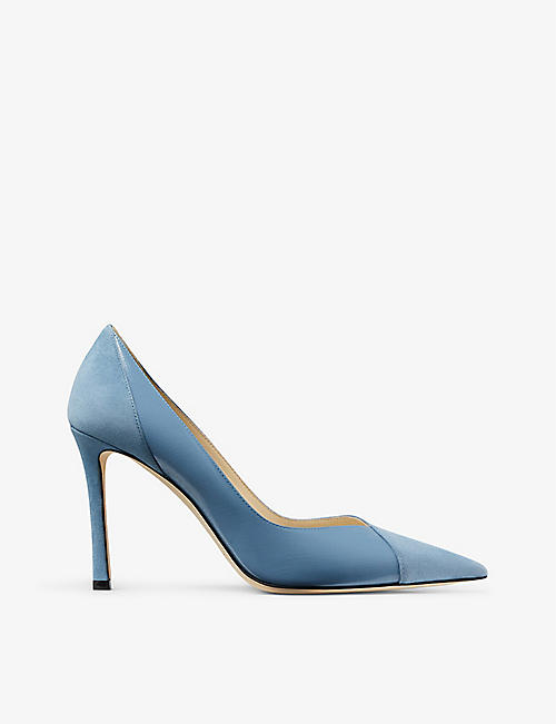 JIMMY CHOO: Cass 95 leather courts