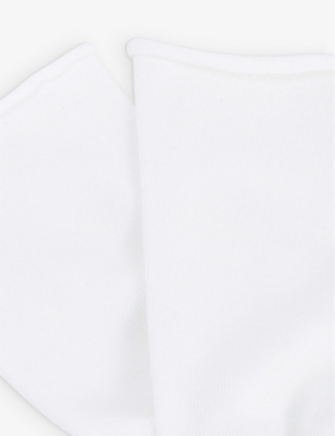 Falke Womens 2000 White Active Breeze Stretch-lyocell-blend Socks In 2000 White