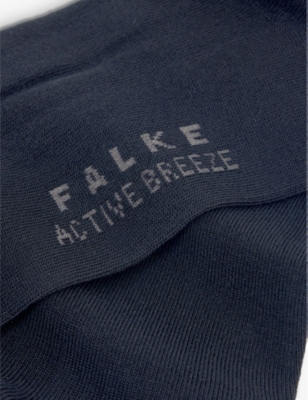 Falke Womens 3000 Black Active Breeze Stretch-lyocell-blend Socks In Black