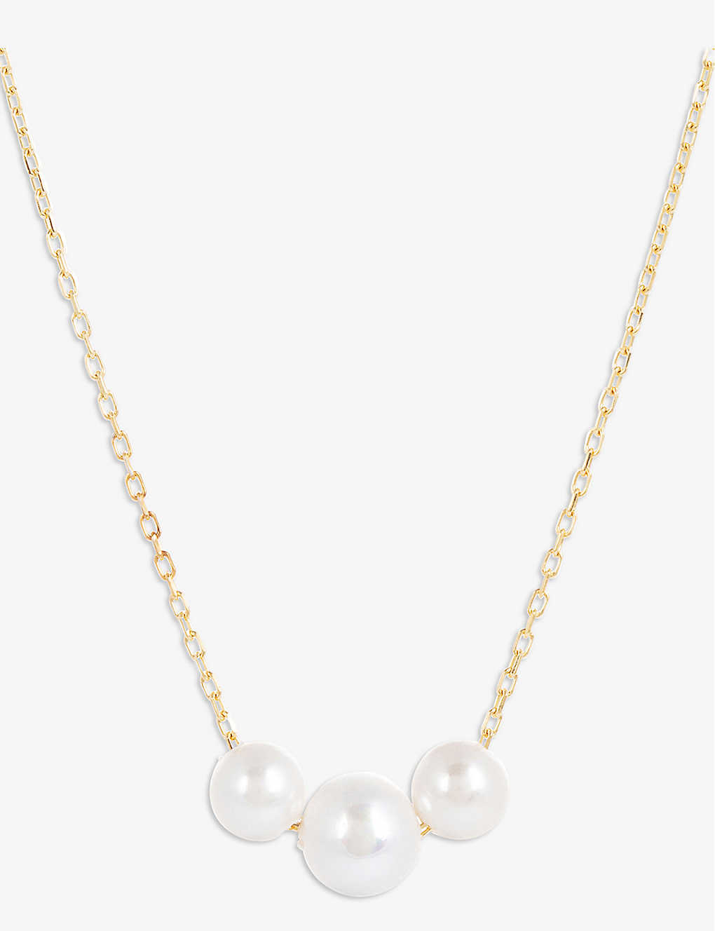 La Maison Couture Amadeus Laura 14ct Recycled Yellow-gold Vermeil And Pearl Necklace