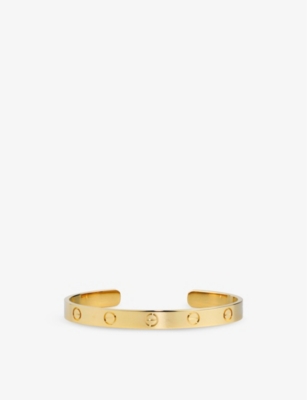 Cartier Womens Yellow Gold Love 18ct Yellow-gold Bangle Bracelet