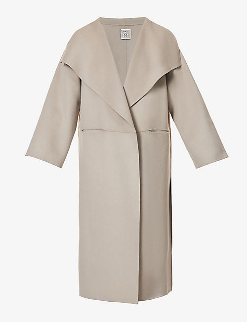 TOTEME: Signature dropped-shoulder wool and cashmere-blend coat