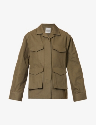 TOTEME: Army regular-fit cotton jacket