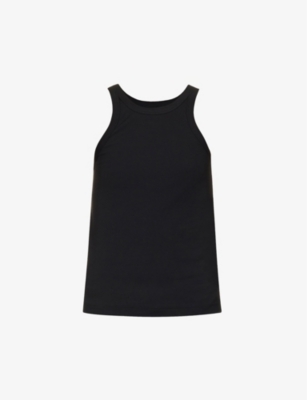 TOTEME: Ribbed organic cotton-blend tank top
