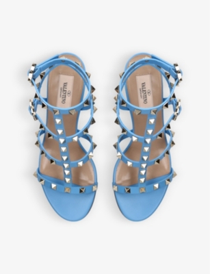 VALENTINO GARAVANI Rockstud leather heeled sandals