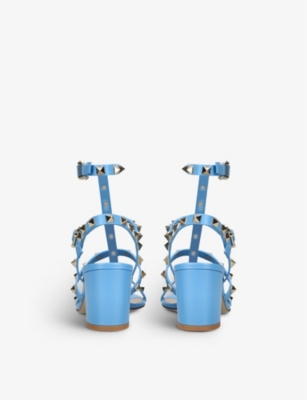 VALENTINO GARAVANI Rockstud leather heeled sandals