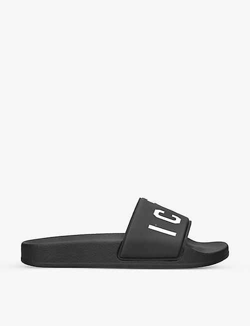 DSQUARED2: Icon rubber pool sliders 4-9 years