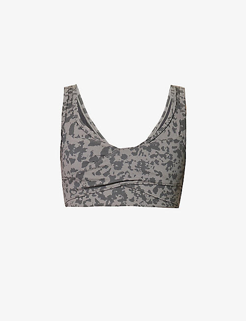 VARLEY: Let's Move Kellam stretch recycled-polyester bra top