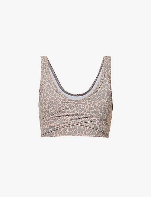 VARLEY: Let's Move Kellam stretch recycled-polyester bra top