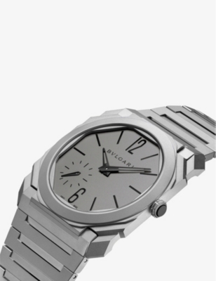 Shop Bvlgari Mens Titanium Bgo40c14ttxtauto Octo Finissimo Titanium Automatic Watch