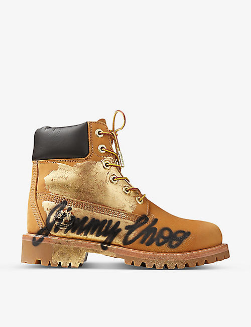JIMMY CHOO：Jimmy Choo x Timberland Graffiti 皮靴