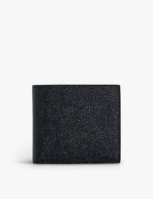 THOM BROWNE: Billfold grained-leather wallet