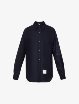 Thom Browne Shirt In Navy