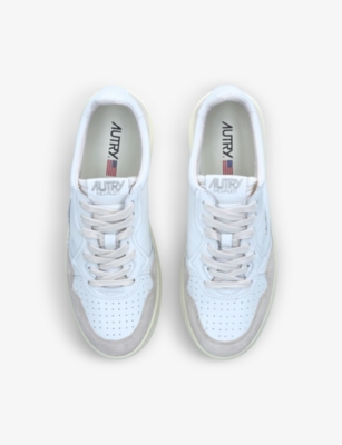 AUTRY: Medalist low-top leather trainers