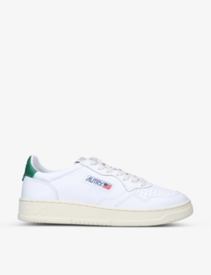 Autry Medalist Low-top Leather Trainers In Green