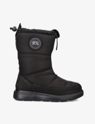 Canada Goose Cypress Fold-down Puffer Boots In Black