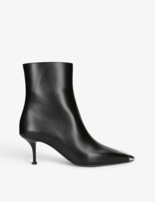 Alexander Mcqueen Punk Ankle Boots In Black