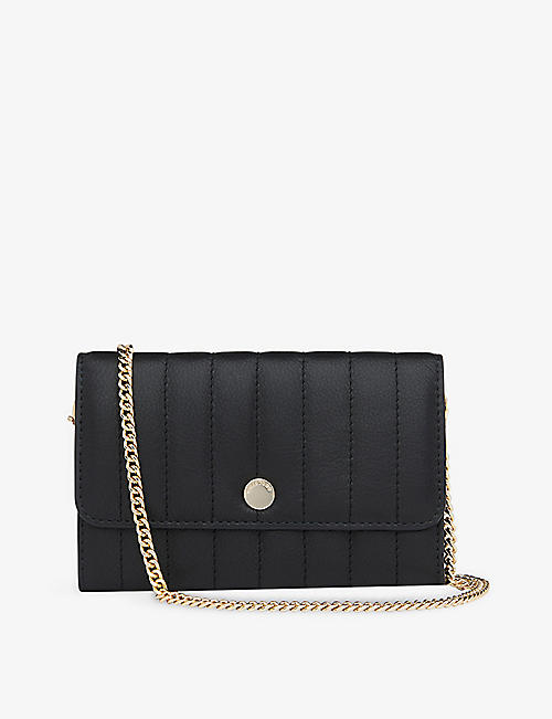 WHISTLES: Elly quilted leather cross-body bag