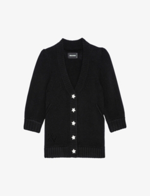 ZADIG&VOLTAIRE: Betsy star-button V-neck cashmere cardigan