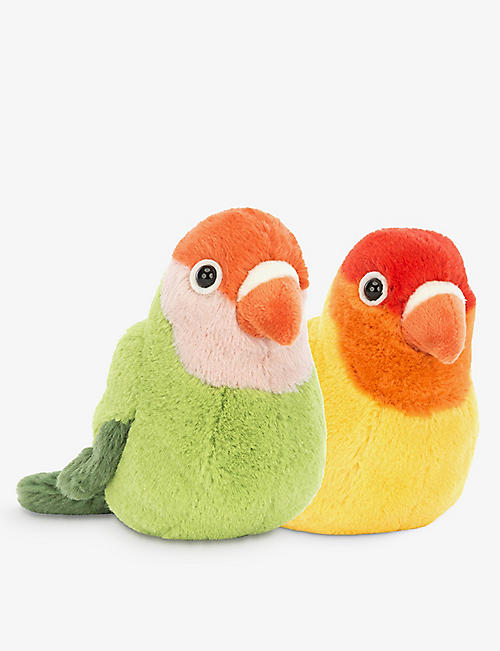 JELLYCAT: A Pair Of Lovely Lovebirds soft toys